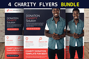 4 Charity Flyers Bundle