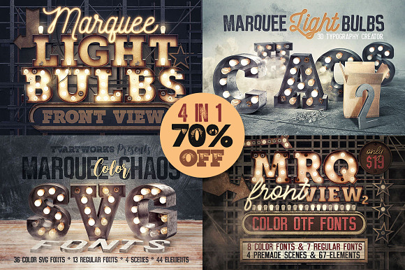 Marquee Light Bulbs - All in 1 in Graphics - product preview 56