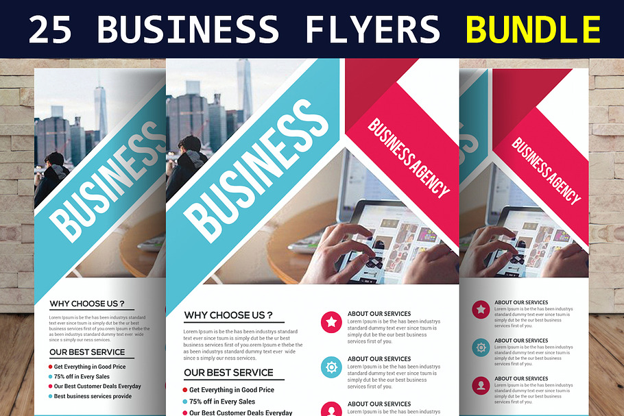 25 Corporate Business Flyers Bundle