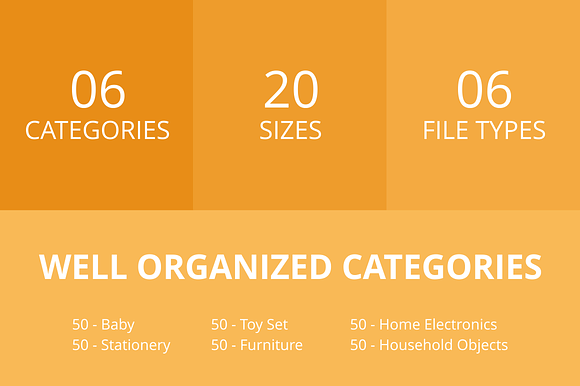 300 Objects Filled Round Icons in Graphics - product preview 2