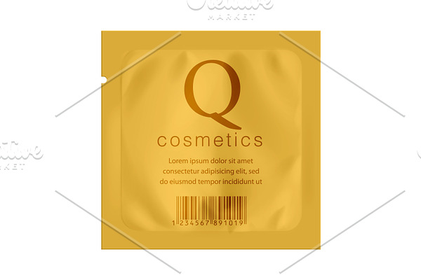 Gold Packaging Foil for cosmetics