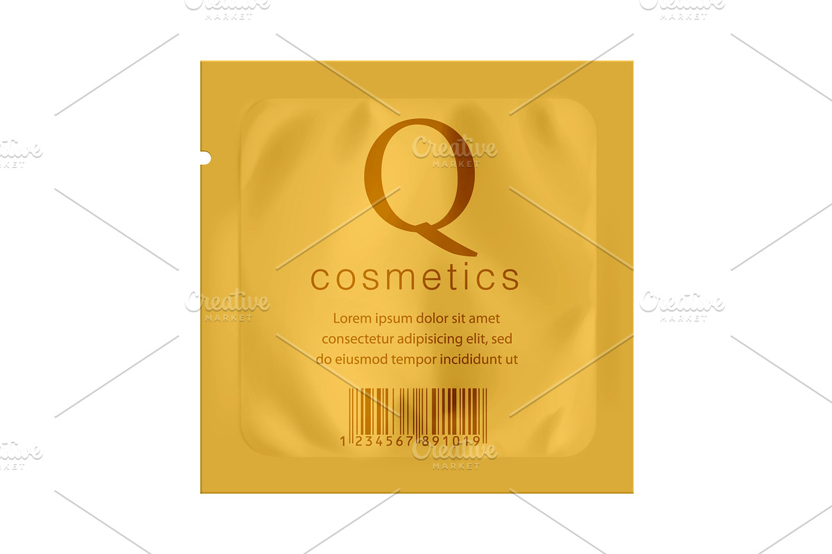 Gold Packaging Foil for cosmetics in Product Mockups - product preview 8