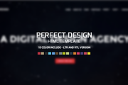 Perfect Design OnePage HTML template