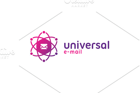 Universal Email Mail Envelope Logo in Logo Templates - product preview 1