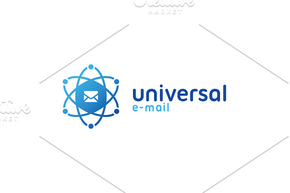 Universal Email Mail Envelope Logo in Logo Templates - product preview 2