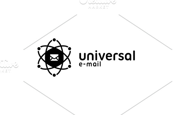 Universal Email Mail Envelope Logo in Logo Templates - product preview 4