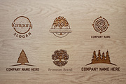 Premium Tree Logo Bundle & Mock-Up