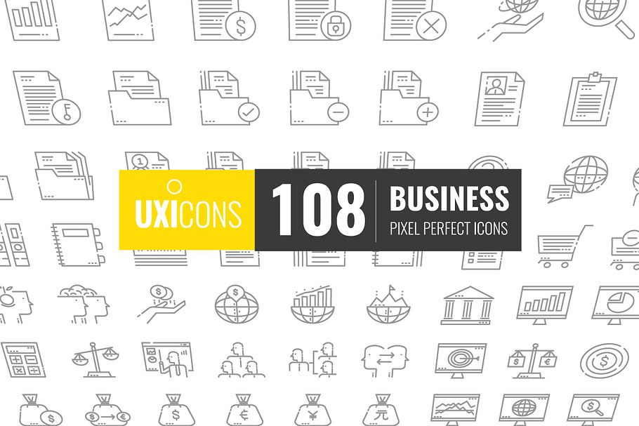 108 Business Icons in Icons - product preview 8