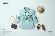 Baby Coat Mockup Set vol.2