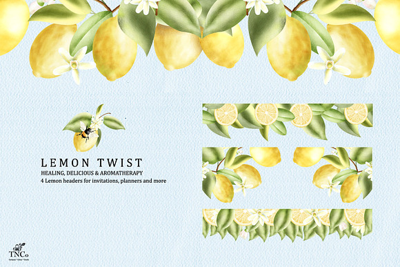 Lemon Twist - Graphics & Patterns in Illustrations - product preview 3