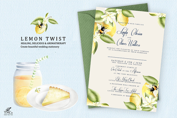 Lemon Twist - Graphics & Patterns in Illustrations - product preview 7