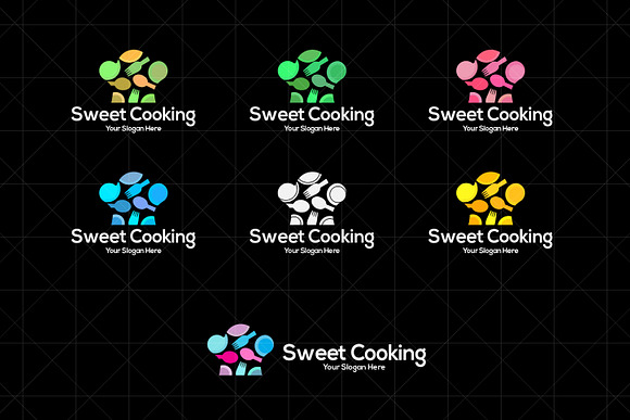 Cooking Recipes Colorful Logo in Logo Templates - product preview 3