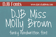 DJB Miss Molly Brown Font