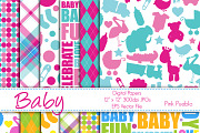 Baby Themed Digital Paper/Background