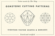 Gemstone cutting pattern volume 01