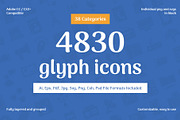 4830 Glyph Icons