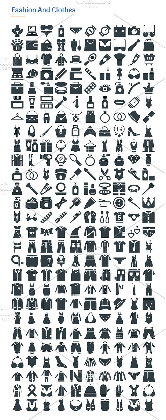 4830 Glyph Icons in Navigation Icons - product preview 5