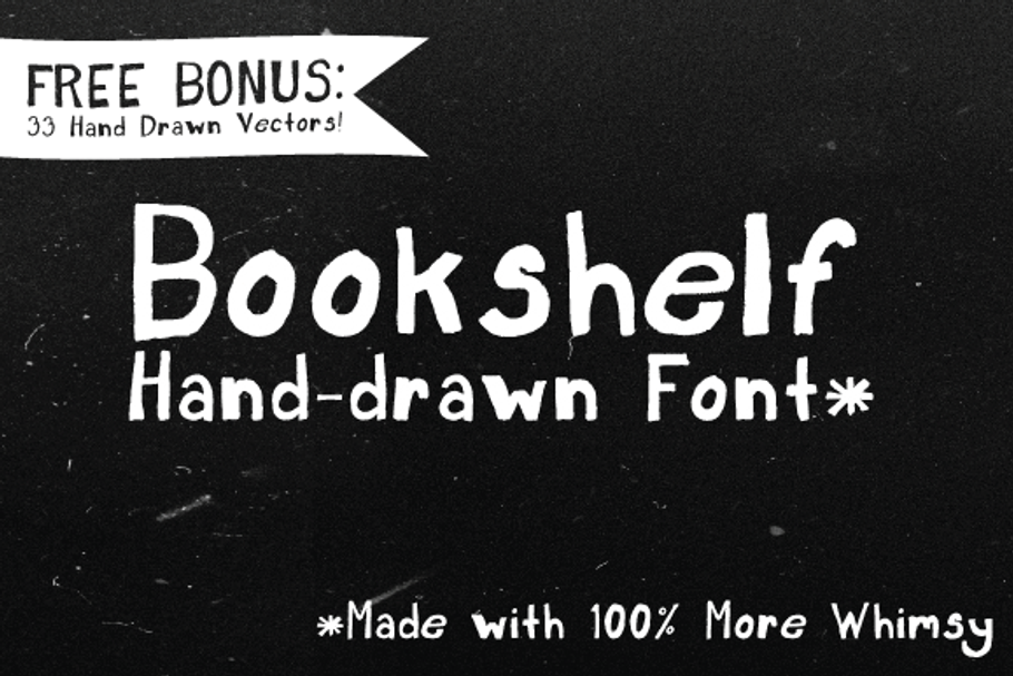 Bookshelf Font + Bonus in Sans-Serif Fonts - product preview 8