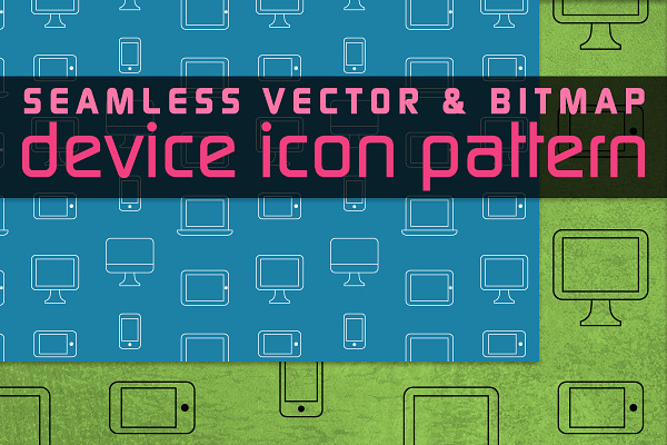 Seamless Device Icon Pattern