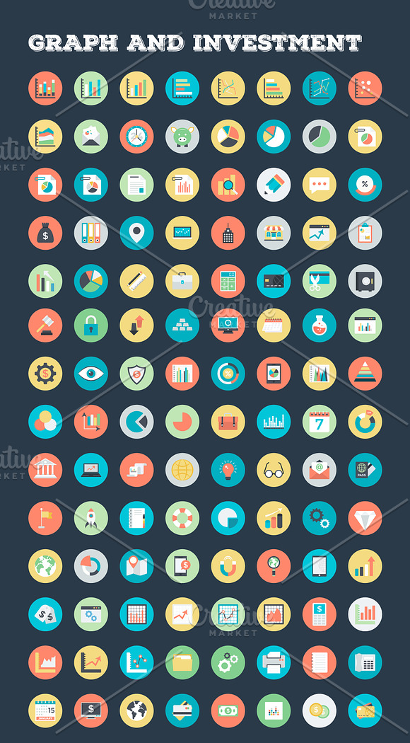 4059 Flat Rounded Vector Icons in Halloween Icons - product preview 3