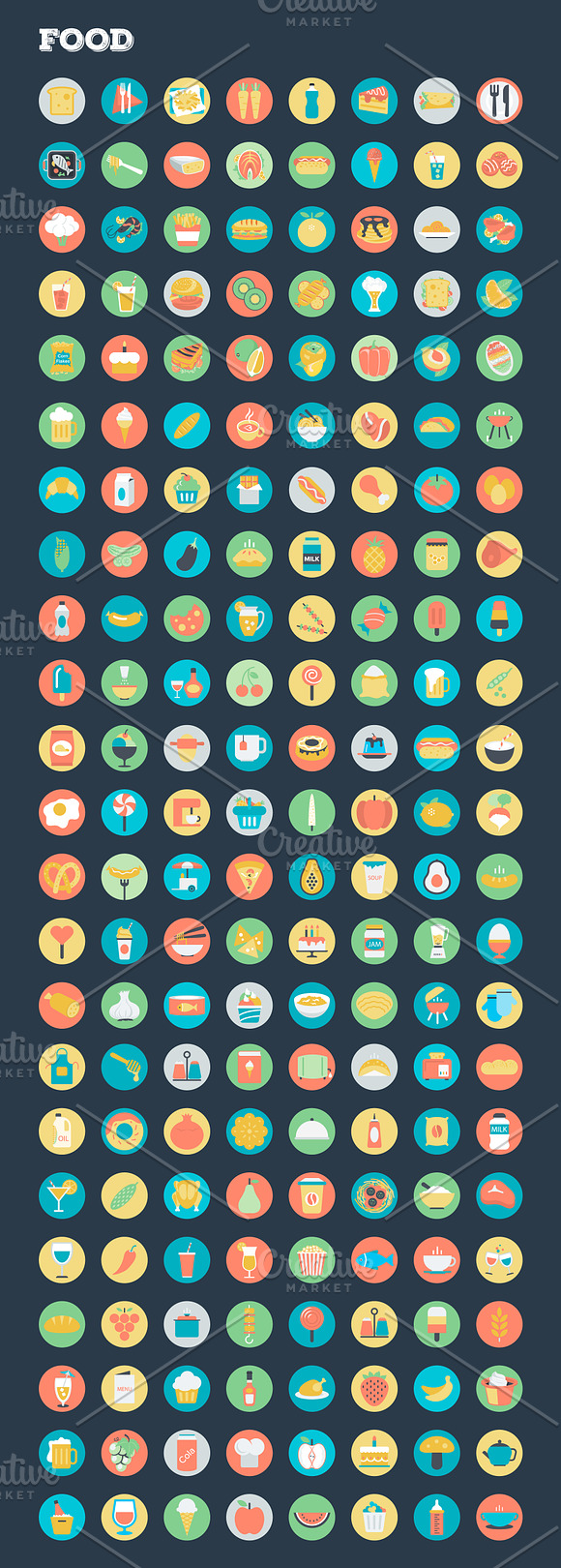 4059 Flat Rounded Vector Icons in Halloween Icons - product preview 5
