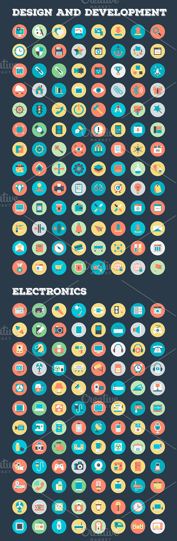 4059 Flat Rounded Vector Icons in Halloween Icons - product preview 6