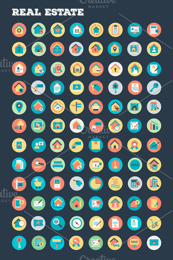 4059 Flat Rounded Vector Icons in Halloween Icons - product preview 10