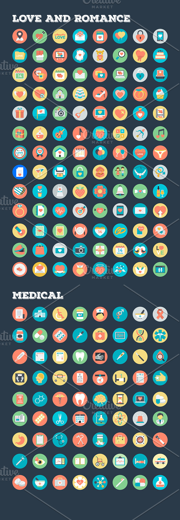 4059 Flat Rounded Vector Icons in Halloween Icons - product preview 11