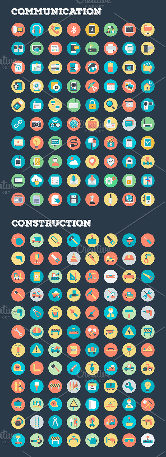 4059 Flat Rounded Vector Icons in Halloween Icons - product preview 20