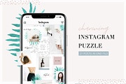 Charming Instagram Puzzle Template