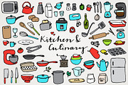 Kitchen & Culinary HandDrawn Clipart