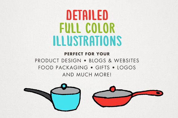 Kitchen & Culinary HandDrawn Clipart in Illustrations - product preview 5
