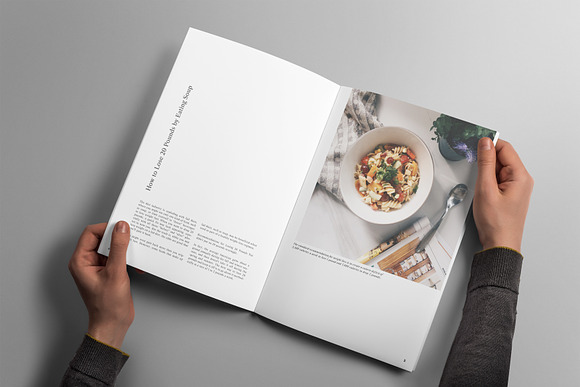 Foodie Magazine in Magazine Templates - product preview 1
