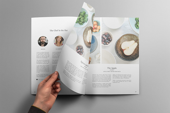 Foodie Magazine in Magazine Templates - product preview 2