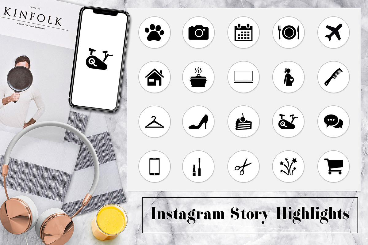 Minimal Instagram Story Highlights in Instagram Templates - product preview 8