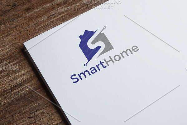 Smart Home logo Template