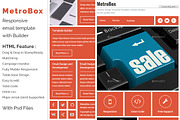 MetroBox - Responsive Email template