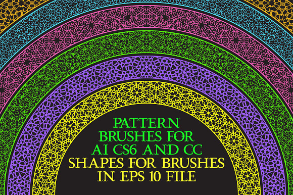 42 vector lace brushes in Photoshop Brushes - product preview 1