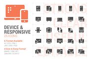 Responsive & Device Filled Icon