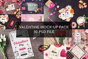 Valentine Mock-up 10 PSD Pack #1