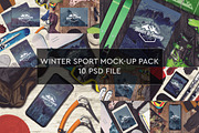 Winter Sport Mock-up 10 PSD Pack #1