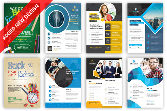 300+ Flyer Template Bundle 98% OFF in Flyer Templates - product preview 12