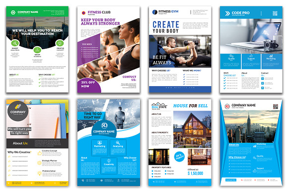 300+ Flyer Template Bundle 98% OFF in Flyer Templates - product preview 21