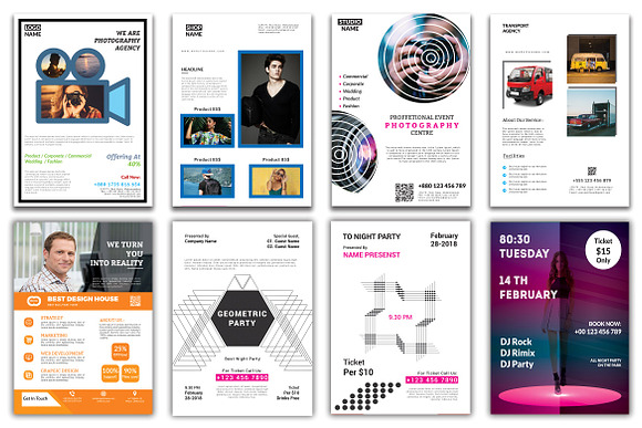 300+ Flyer Template Bundle 98% OFF in Flyer Templates - product preview 31