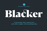 Blacker - 24 fonts