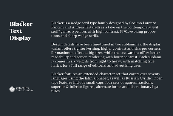 Blacker - 24 fonts in Serif Fonts - product preview 5