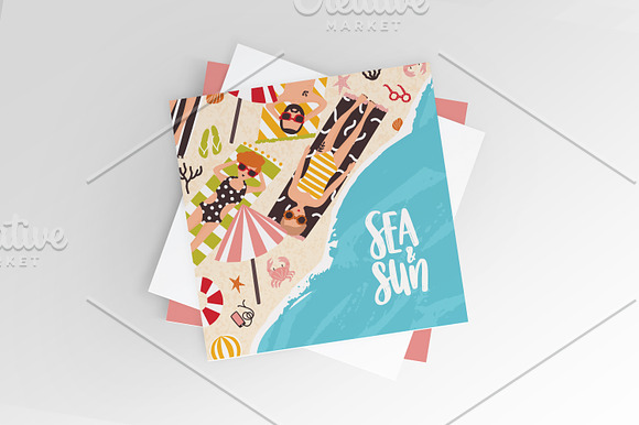 Summer time banner in Illustrations - product preview 2