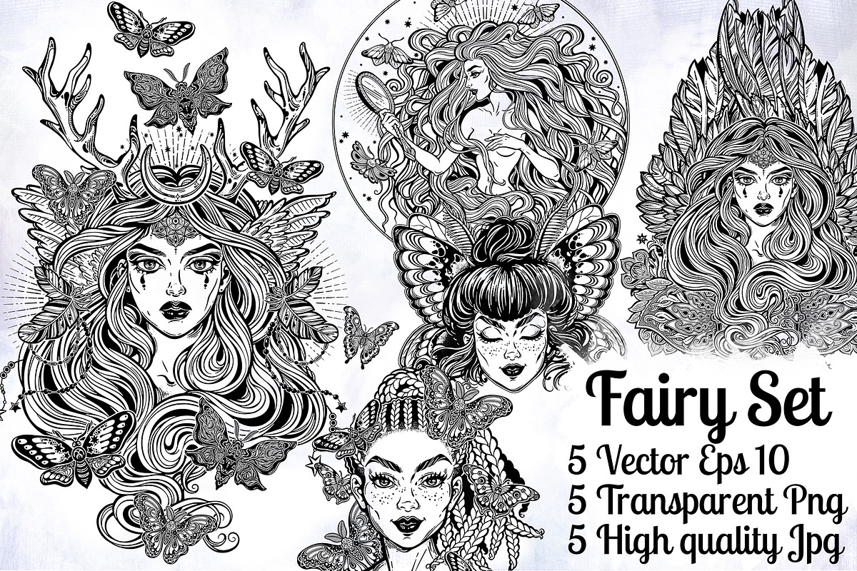 Fairy Mini Set in Illustrations - product preview 8