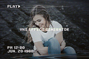 VHS Image Effect Generator