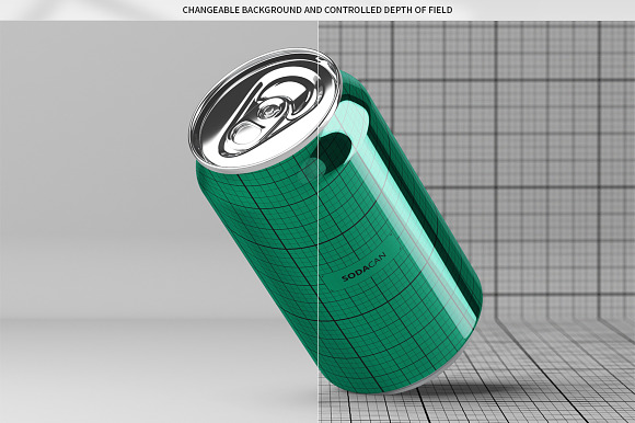 Soda Can Mock-Up in Product Mockups - product preview 6